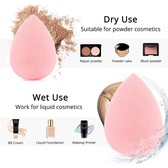 🌟3/$12 NEW Makeup Blender Sponge Set Beauty Blender - Picture 3 of 9